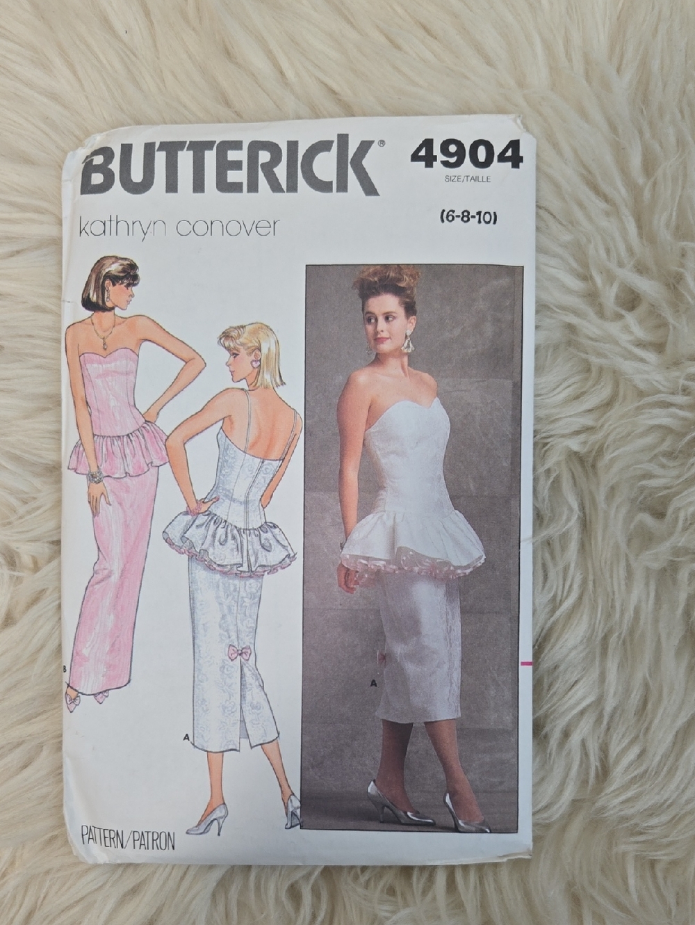 Butterick Vintage Kathryn Conover Dress Sewing Pattern 4909
